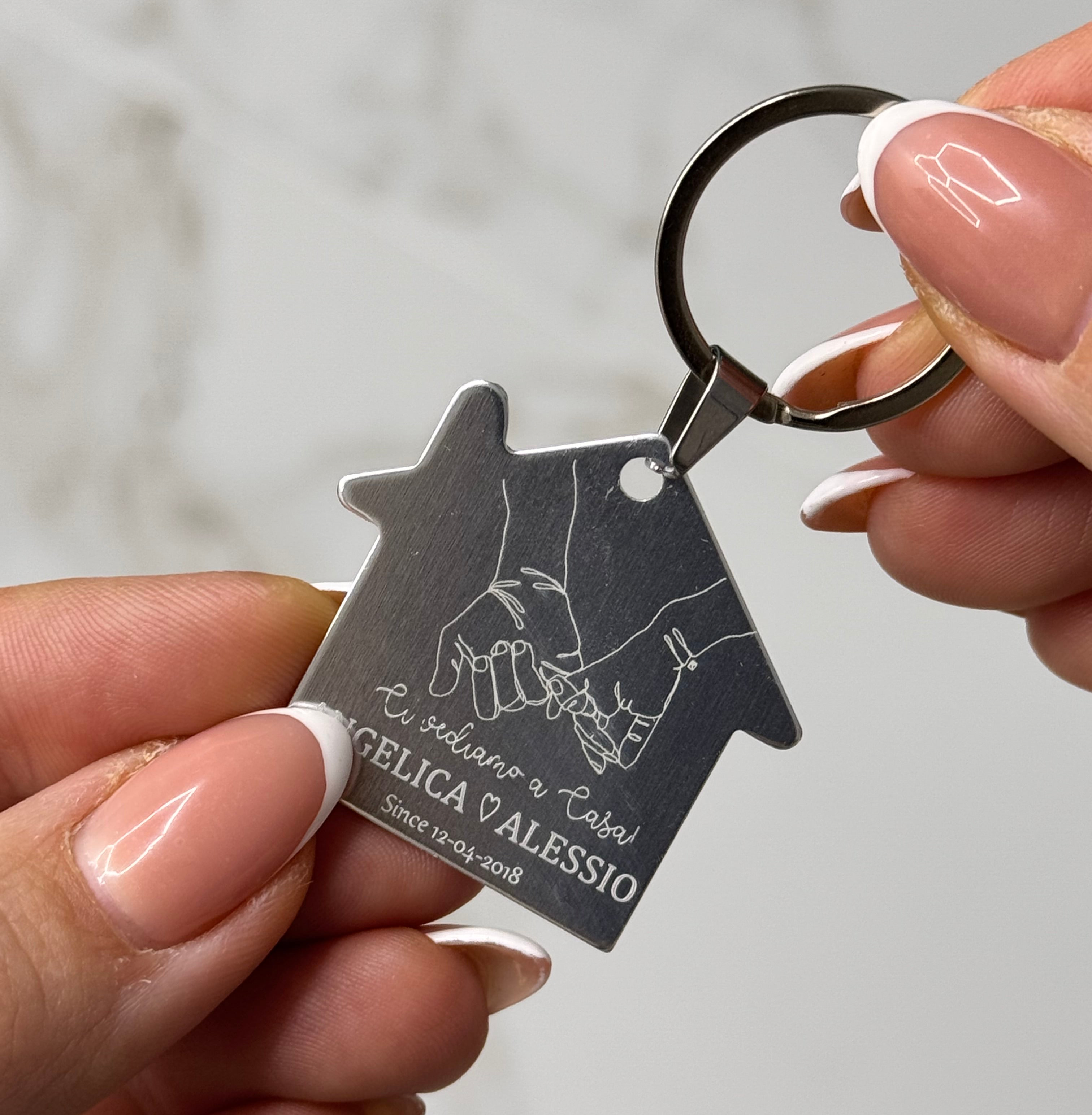 PORTACHIAVI PERSONALIZZATO “HOME"