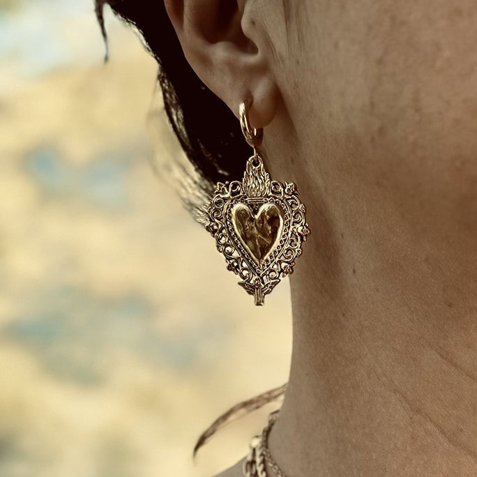 ORECCHINI "CUORE SACRO"