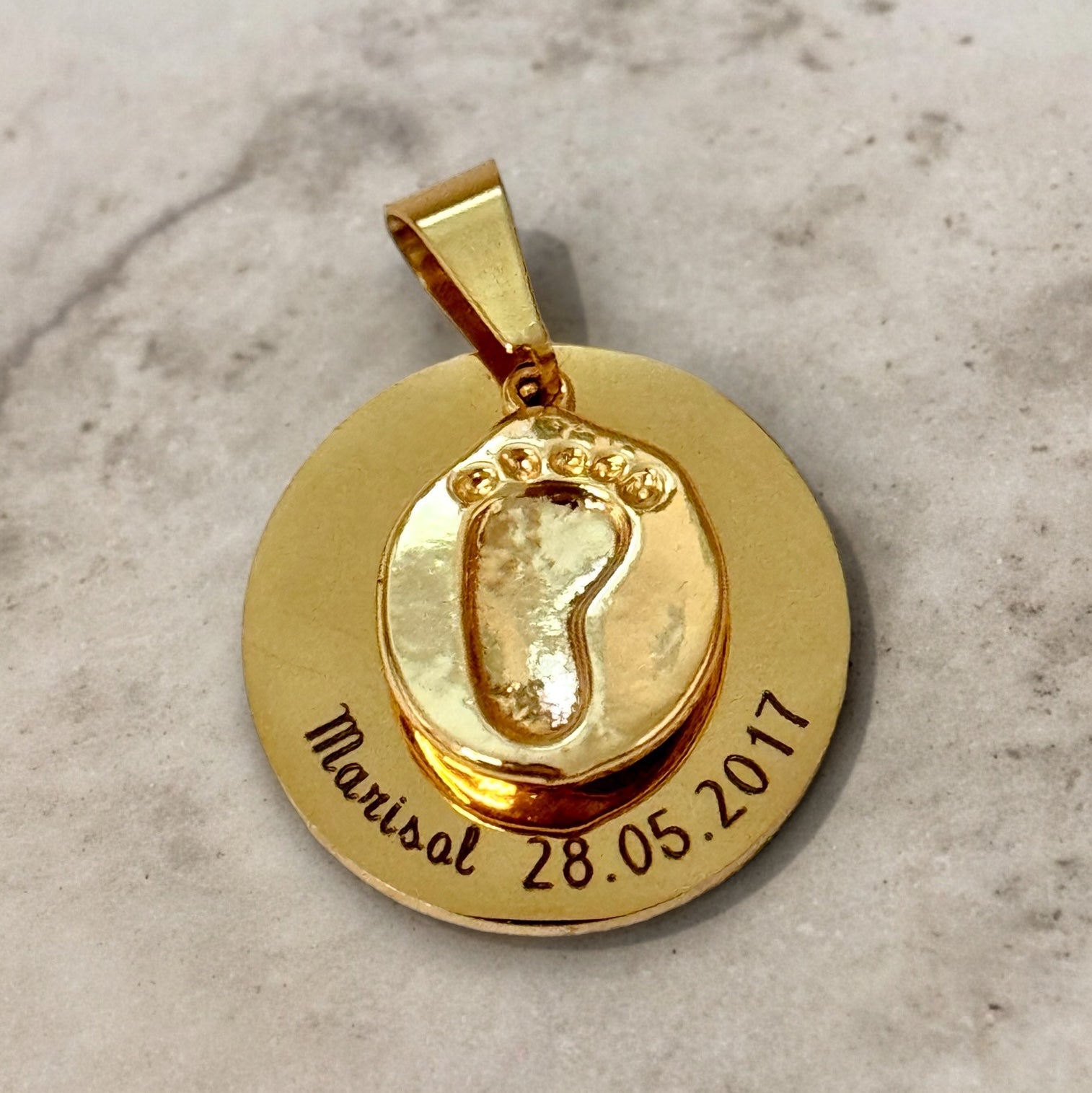 CIONDOLO PERSONALIZZATO "PIEDINO"