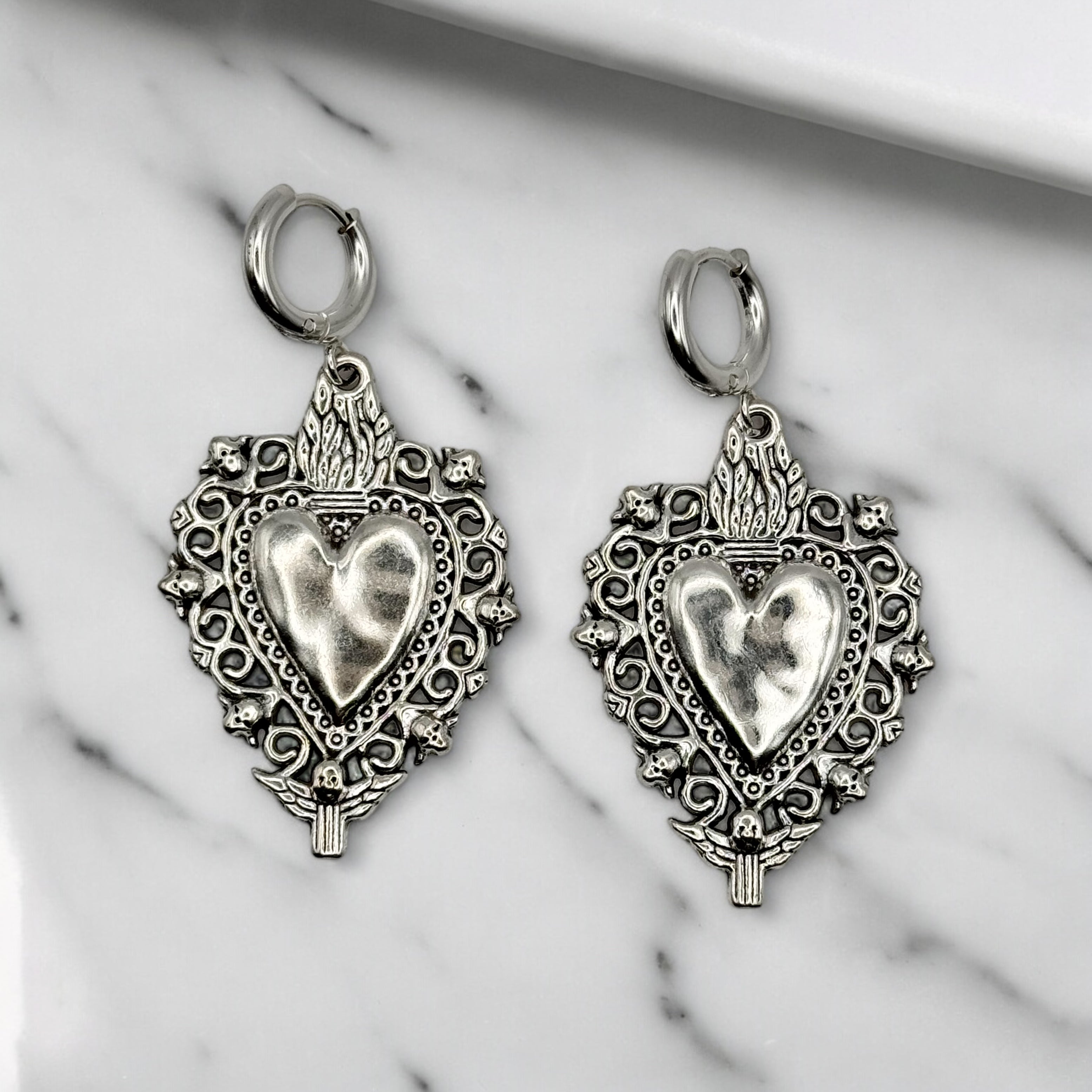 ORECCHINI "CUORE SACRO"
