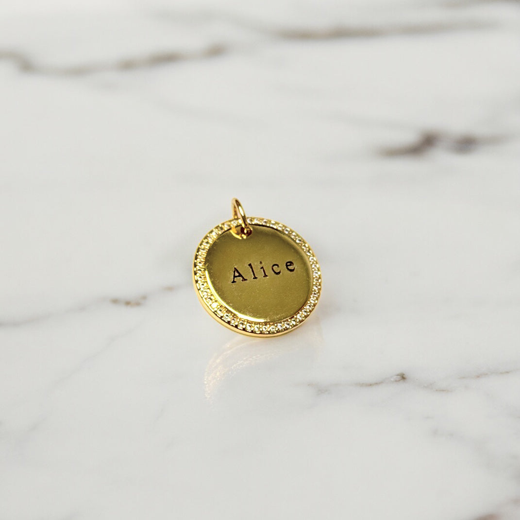 CIONDOLO PERSONALIZZATO "ALICE"