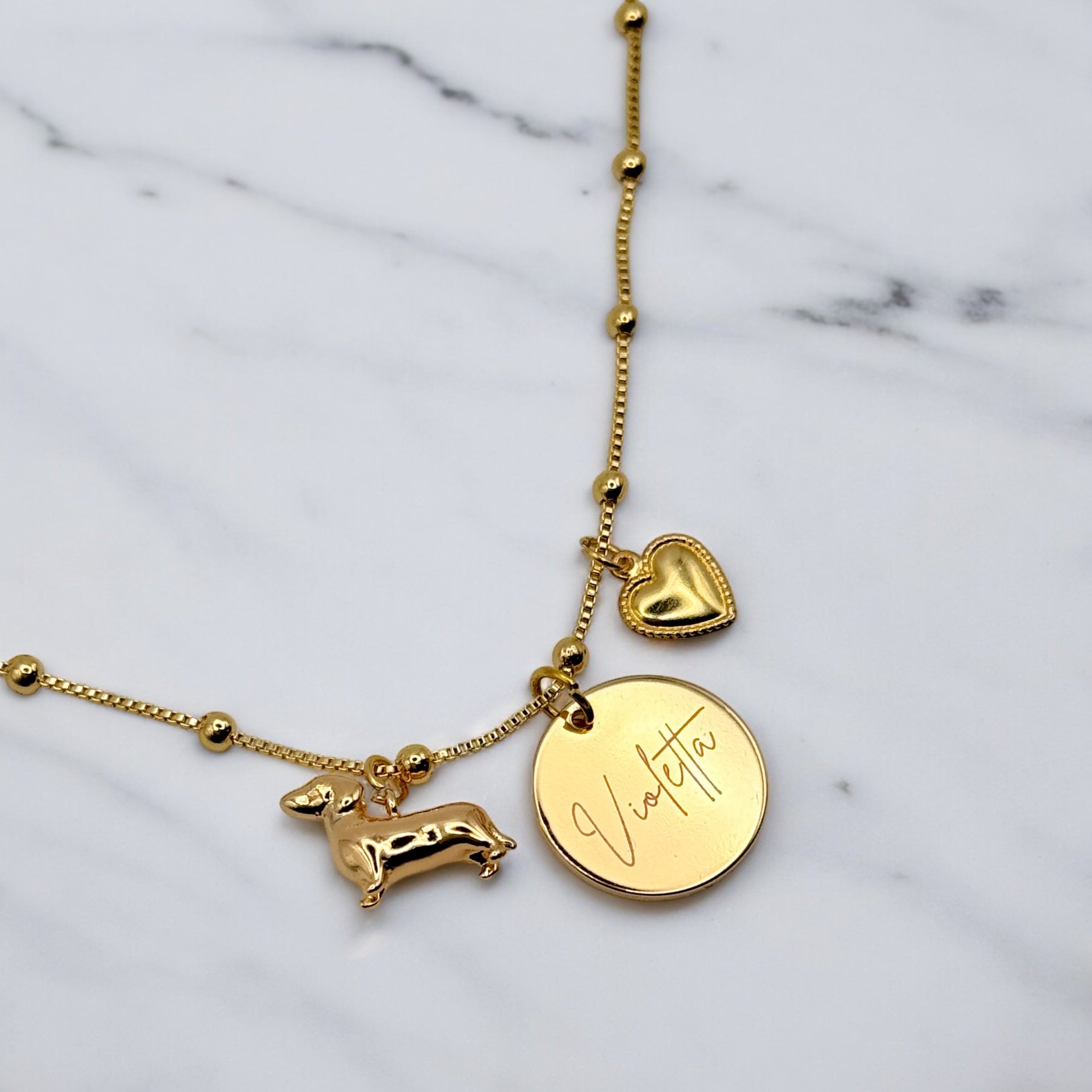 COLLANA PERSONALIZZATA "LOVE MY DOG"