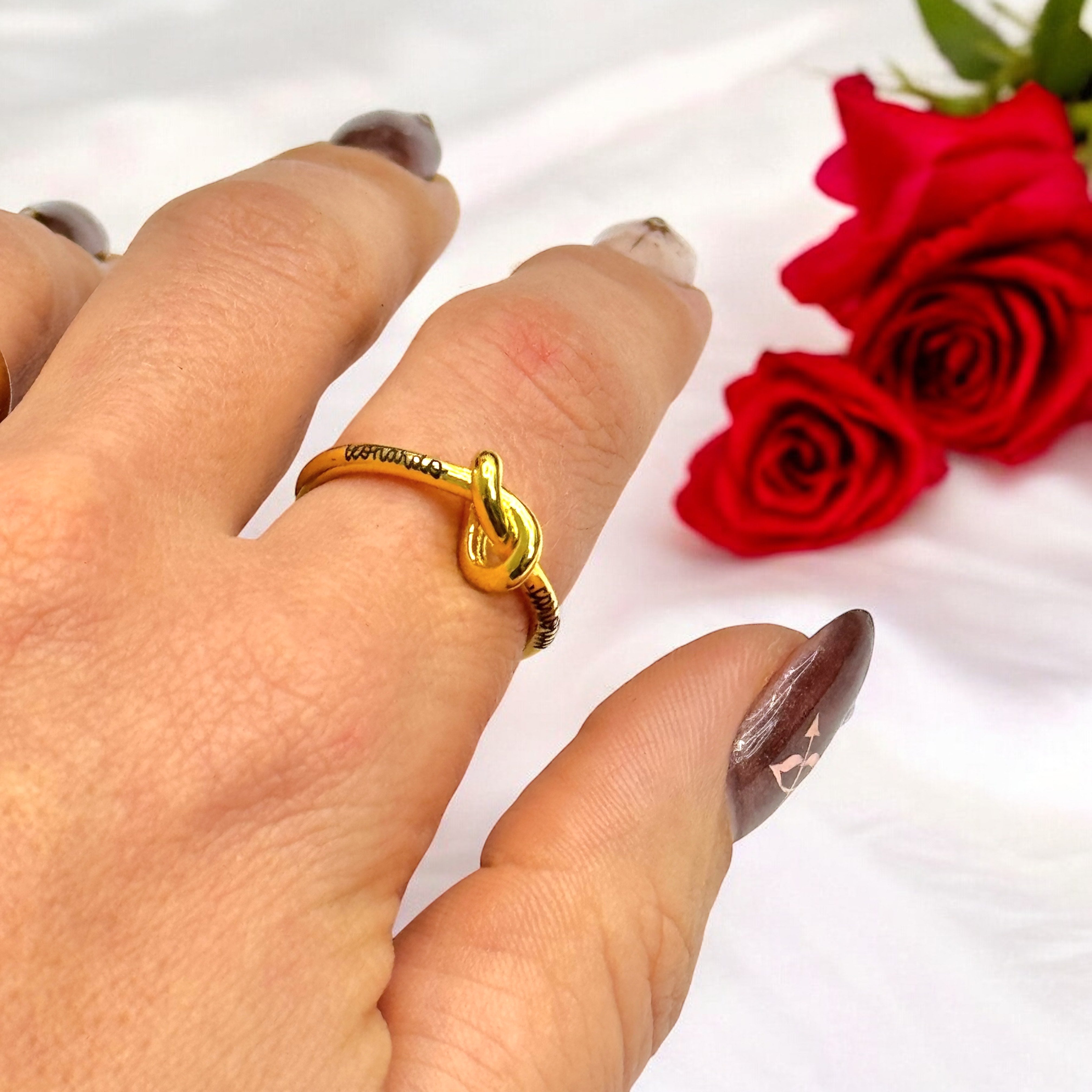 TRIS COLLANA, BRACCIALE E ANELLO "NODO"