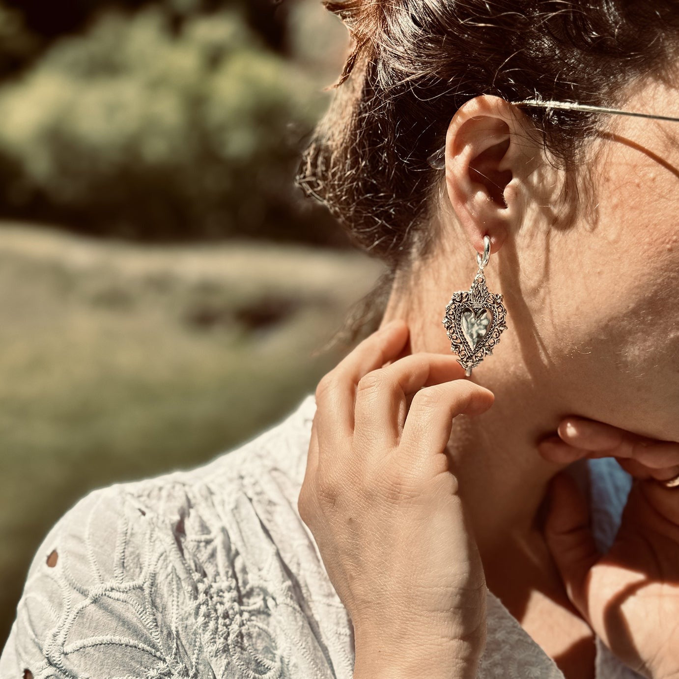 ORECCHINI "CUORE SACRO"