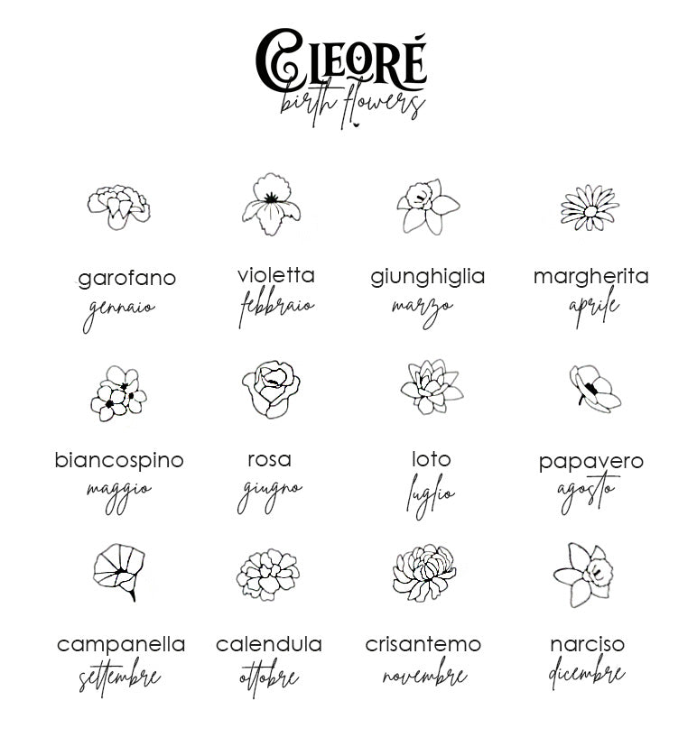 COLLANA PERSONALIZZATA "BIRTH FLOWERS"